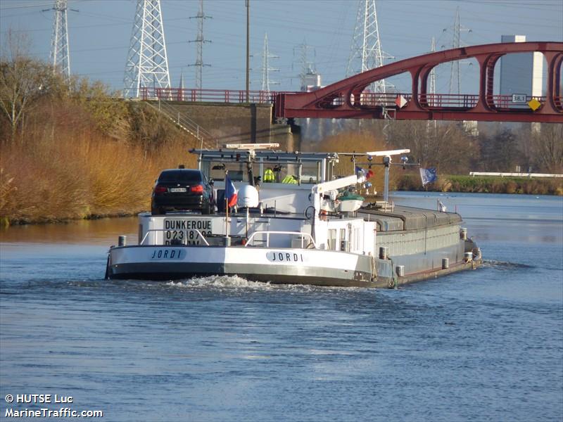 jordi (Cargo ship) - IMO , MMSI 226013810, Call Sign FM7440 under the flag of France