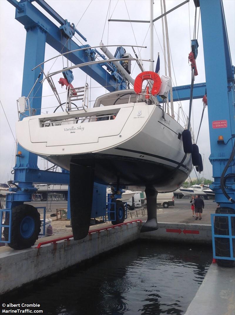 vanilla sky (Sailing vessel) - IMO , MMSI 227270090, Call Sign FAC2907 under the flag of France