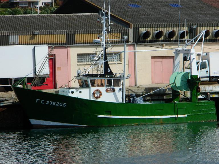 fv ailly (Fishing vessel) - IMO , MMSI 227318240, Call Sign FW9535 under the flag of France
