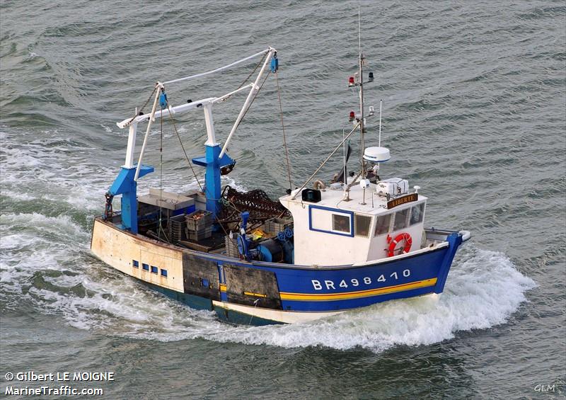 liberte (Fishing vessel) - IMO , MMSI 227621940, Call Sign FF5956 under the flag of France