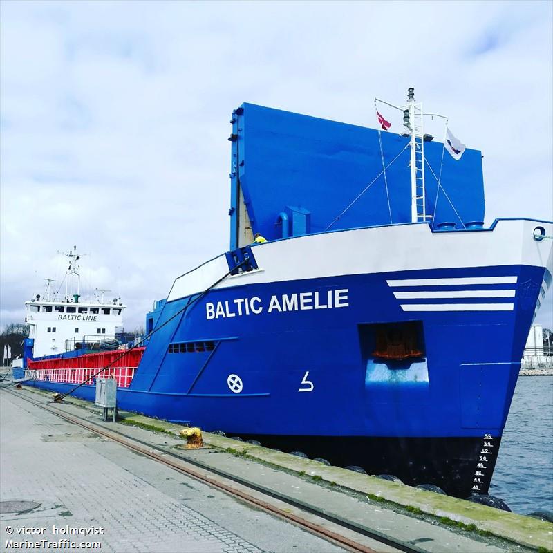 baltic amelie (General Cargo Ship) - IMO 9083885, MMSI 230091950, Call Sign OJRZ under the flag of Finland