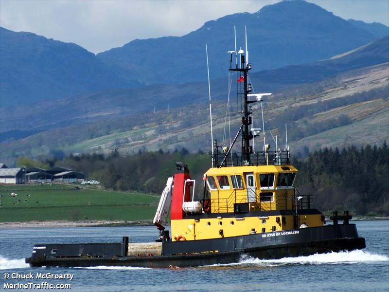 sd kyle of lochalsh (Tug) - IMO , MMSI 235003636, Call Sign MXQX4 under the flag of United Kingdom (UK)