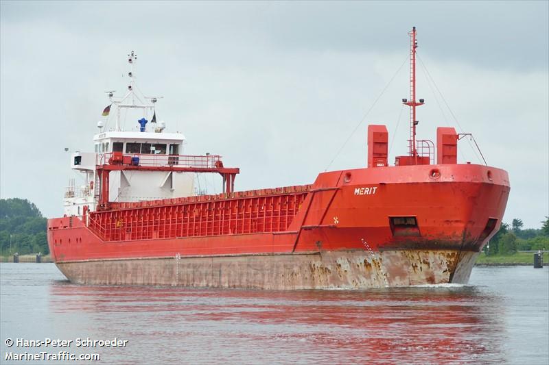 merit (General Cargo Ship) - IMO 9197789, MMSI 236108000, Call Sign ZDEB4 under the flag of Gibraltar