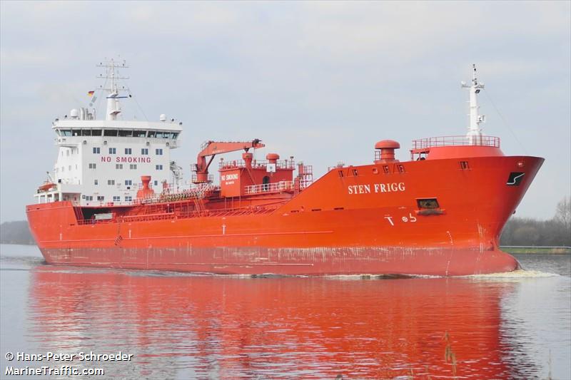 sten frigg (Chemical/Oil Products Tanker) - IMO 9407976, MMSI 236500000, Call Sign ZDIY4 under the flag of Gibraltar