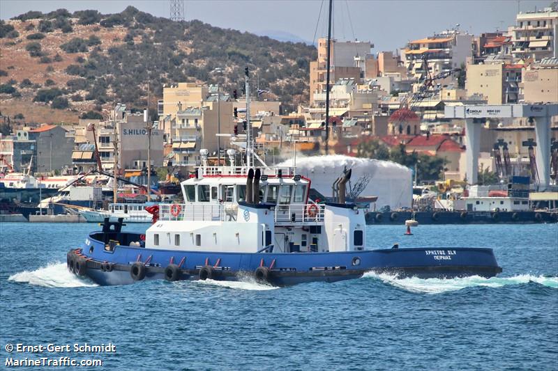 christos xlv (Tug) - IMO 9858163, MMSI 240151600, Call Sign SVA8620 under the flag of Greece