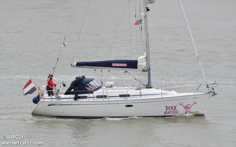 pink panther (Sailing vessel) - IMO , MMSI 244615057, Call Sign PG7531 under the flag of Netherlands