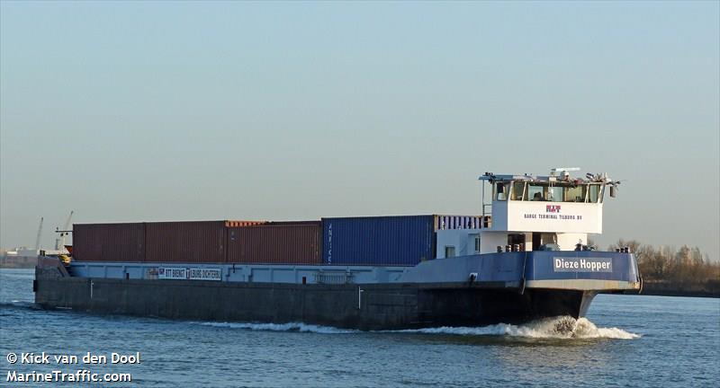 dieze hopper (Cargo ship) - IMO , MMSI 244660394, Call Sign PE2938 under the flag of Netherlands