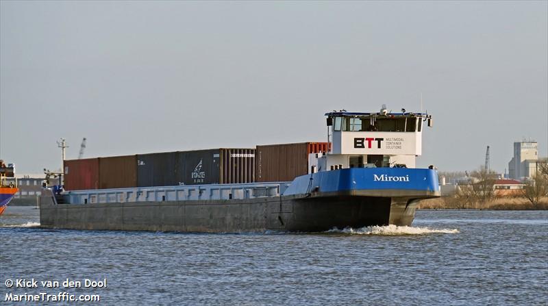 mironi (Cargo ship) - IMO , MMSI 244670595, Call Sign PD9302 under the flag of Netherlands