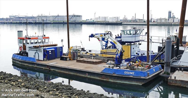 gouwe (Dredging or UW ops) - IMO , MMSI 244750894, Call Sign PH7006 under the flag of Netherlands
