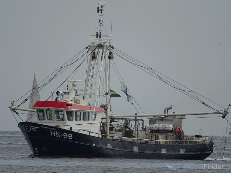 hk86 markerwaard (Fishing vessel) - IMO , MMSI 244820038, Call Sign PBSP under the flag of Netherlands