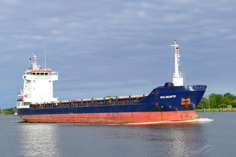 rix munte (General Cargo Ship) - IMO 9191254, MMSI 255806119, Call Sign CQAA5 under the flag of Madeira