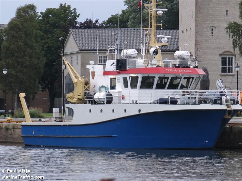 trygve braarud (Dredging or UW ops) - IMO , MMSI 257059600, Call Sign LMFA under the flag of Norway