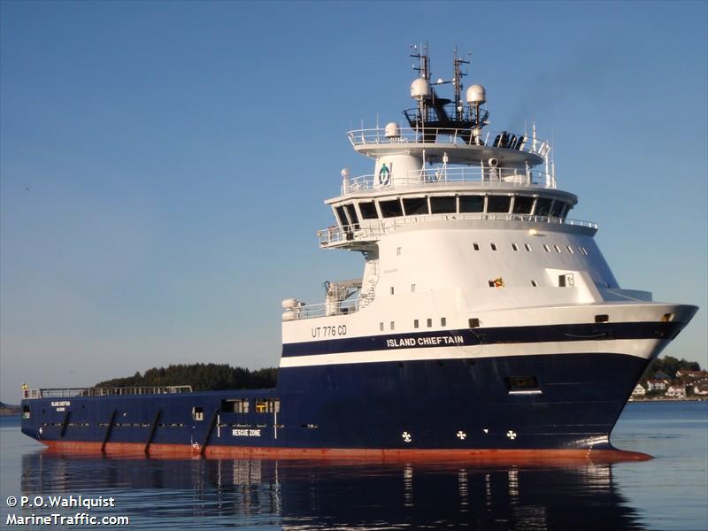 island chieftain (Offshore Tug/Supply Ship) - IMO 9419761, MMSI 257236000, Call Sign LALR under the flag of Norway