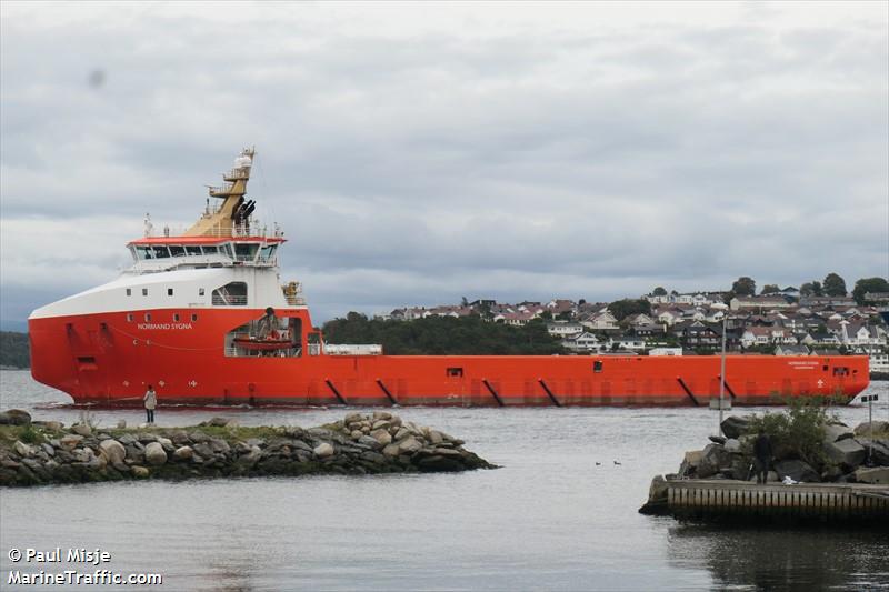 normand sygna (Offshore Tug/Supply Ship) - IMO 9665798, MMSI 257498000, Call Sign LGQJ under the flag of Norway