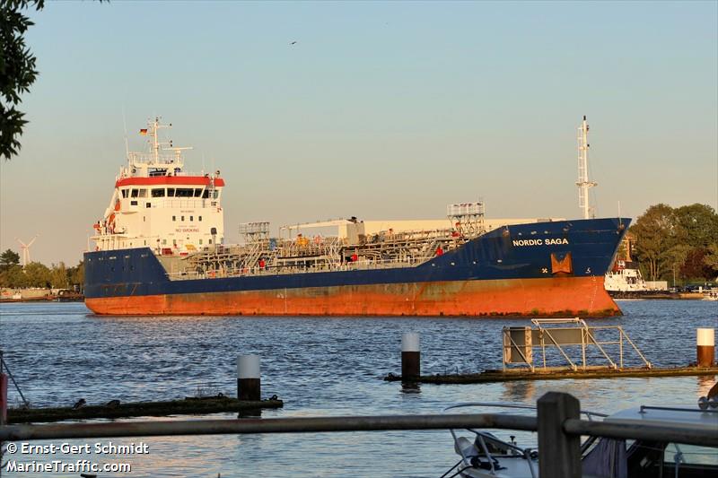 nordic saga (Chemical/Oil Products Tanker) - IMO 9346512, MMSI 257942000, Call Sign LAFY6 under the flag of Norway