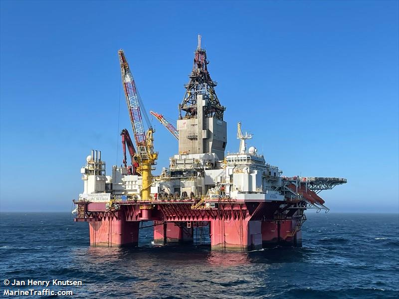 transocean endurance (Platform) - IMO 9633604, MMSI 258629000, Call Sign LEXN under the flag of Norway