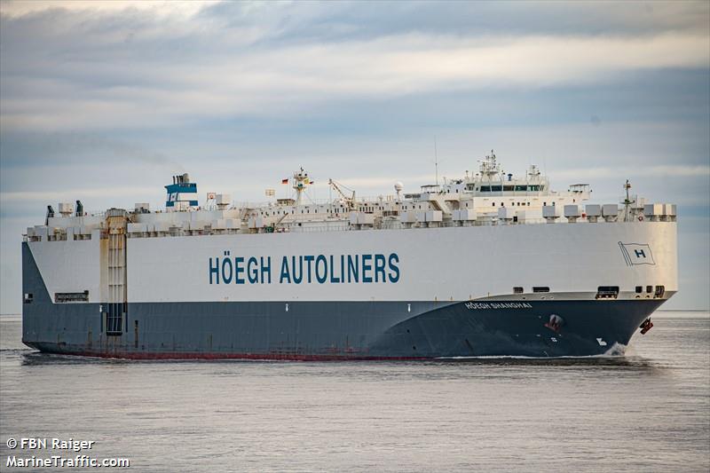 hoegh shanghai (Vehicles Carrier) - IMO 9312482, MMSI 258758000, Call Sign LAJZ6 under the flag of Norway