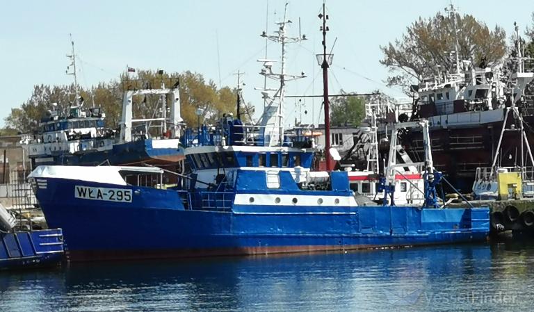 wla-295 (Fishing Vessel) - IMO 7635749, MMSI 261004780, Call Sign SPG2016 under the flag of Poland
