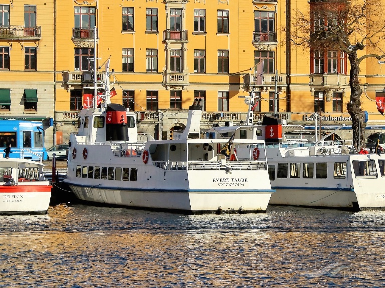 ms evert taube (Passenger ship) - IMO , MMSI 265625290, Call Sign SKAB under the flag of Sweden