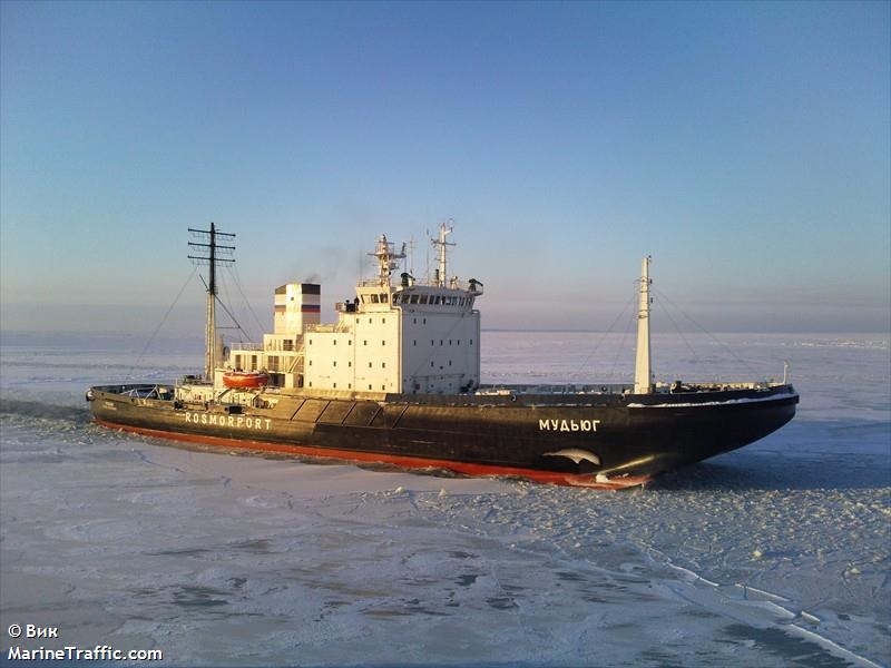 mudyug (Icebreaker) - IMO 8009181, MMSI 273910100, Call Sign UGUU under the flag of Russia