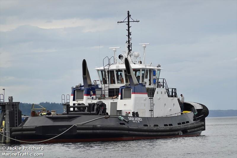 sarah avrick (Tug) - IMO , MMSI 303466000, Call Sign WDL7424 under the flag of Alaska