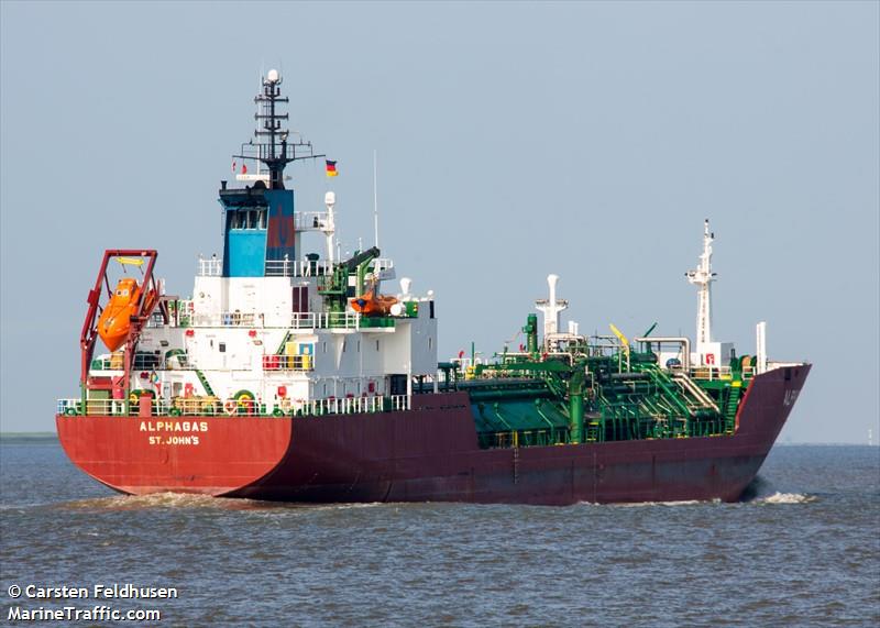 g dancer (LPG Tanker) - IMO 9130456, MMSI 304050635, Call Sign V2KA7 under the flag of Antigua & Barbuda