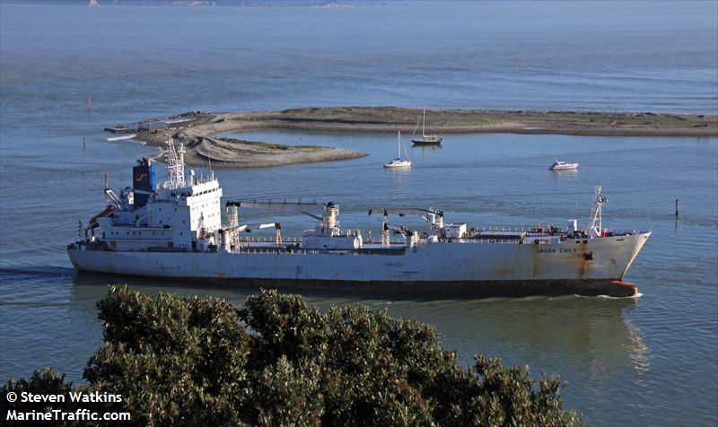 green chile (Refrigerated Cargo Ship) - IMO 8912156, MMSI 311051000, Call Sign C6WH7 under the flag of Bahamas