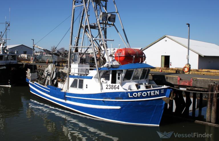 lofoten ii (Fishing vessel) - IMO , MMSI 316001657 under the flag of Canada