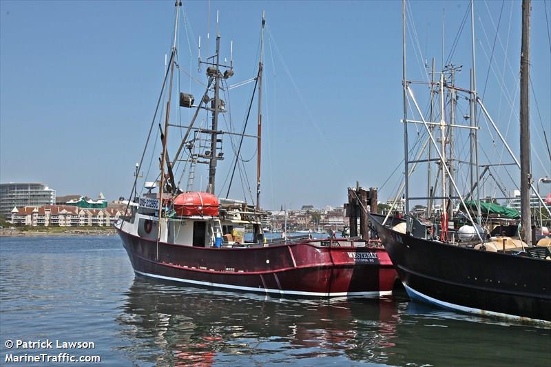 westerly (Fishing vessel) - IMO , MMSI 316003050, Call Sign VG3832 under the flag of Canada
