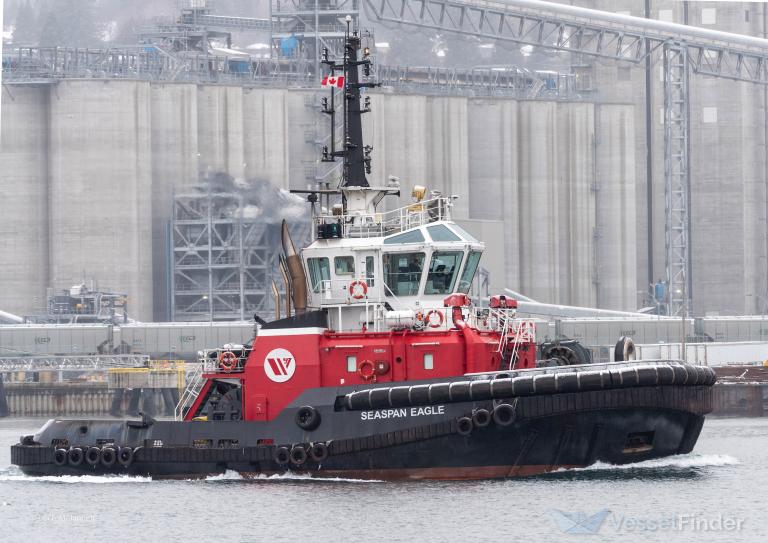 seaspan eagle (Tug) - IMO 9432971, MMSI 316020871, Call Sign CFN6642 under the flag of Canada