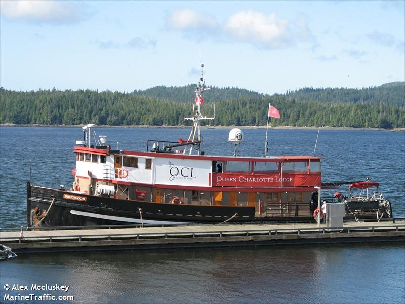 driftwood (Passenger ship) - IMO , MMSI 316022287, Call Sign CFL3841 under the flag of Canada