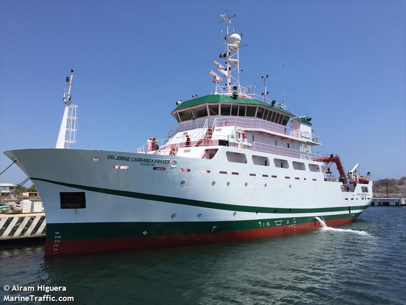 dr jorge carranza f (Fishing Support Vessel) - IMO 9675054, MMSI 345080018, Call Sign XCAF8 under the flag of Mexico