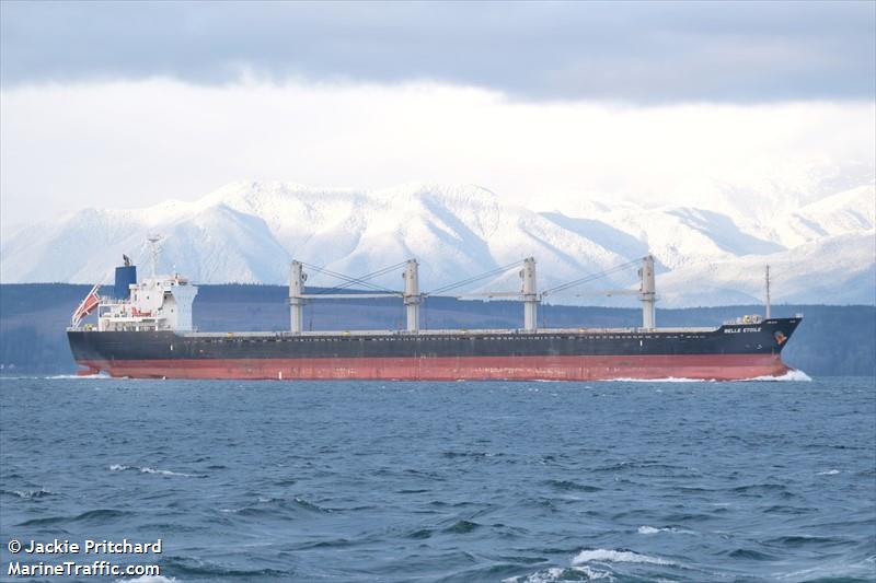 belle etoile (Bulk Carrier) - IMO 9717254, MMSI 356339000, Call Sign 3ENV6 under the flag of Panama