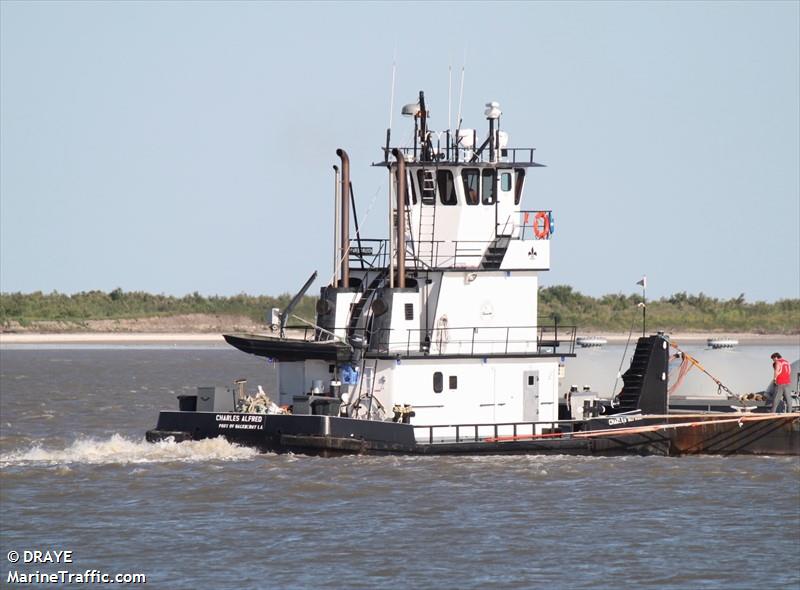 charles alfred (Towing vessel) - IMO , MMSI 366973420, Call Sign WYU9726 under the flag of United States (USA)