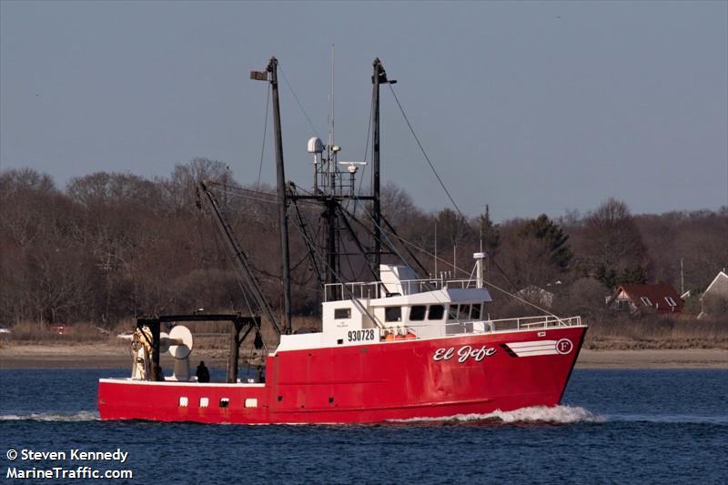 fv el jefe (Fishing vessel) - IMO , MMSI 368112260, Call Sign WDL2461 under the flag of United States (USA)