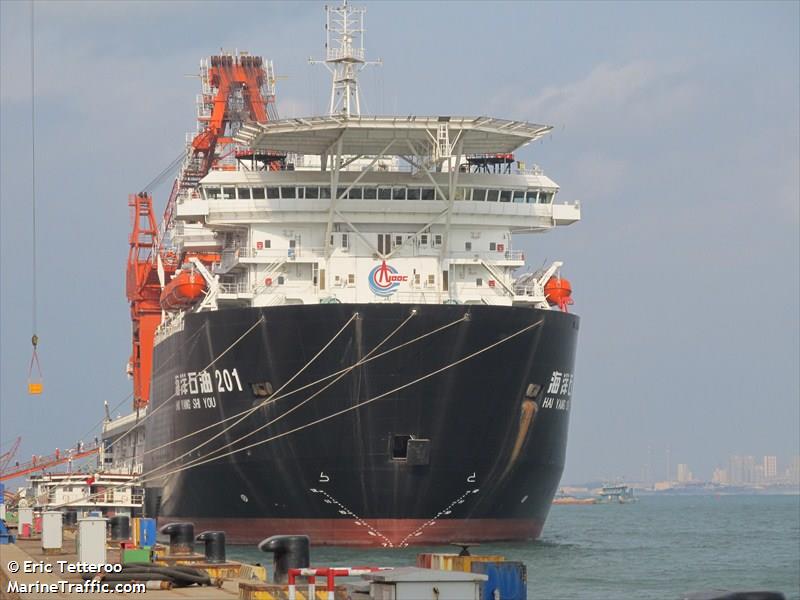 hai yang shi you 201 (Pipe Layer) - IMO 9555371, MMSI 413302380, Call Sign BFAG3 under the flag of China