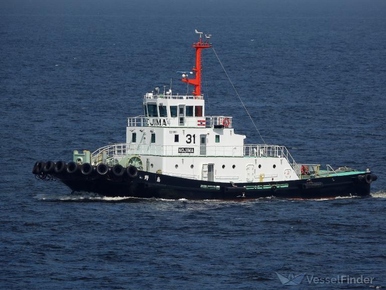 nojima (Tug) - IMO , MMSI 431009469, Call Sign JD4150 under the flag of Japan