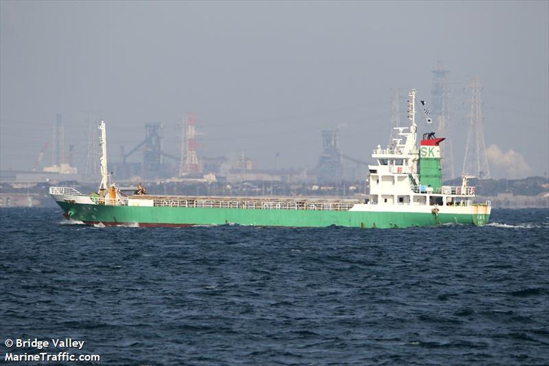 sensyo maru (Cargo ship) - IMO , MMSI 431501867, Call Sign JD2221 under the flag of Japan