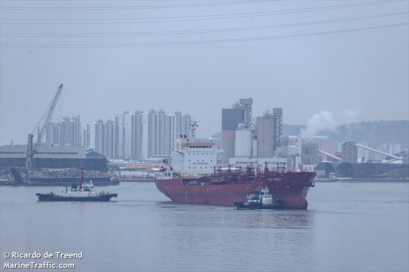 keoje cordelia (Chemical/Oil Products Tanker) - IMO 9411587, MMSI 440525000, Call Sign D7QA under the flag of Korea