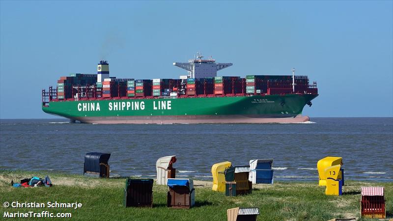 cscl arctic ocean (Container Ship) - IMO 9695169, MMSI 477967700, Call Sign VROD9 under the flag of Hong Kong