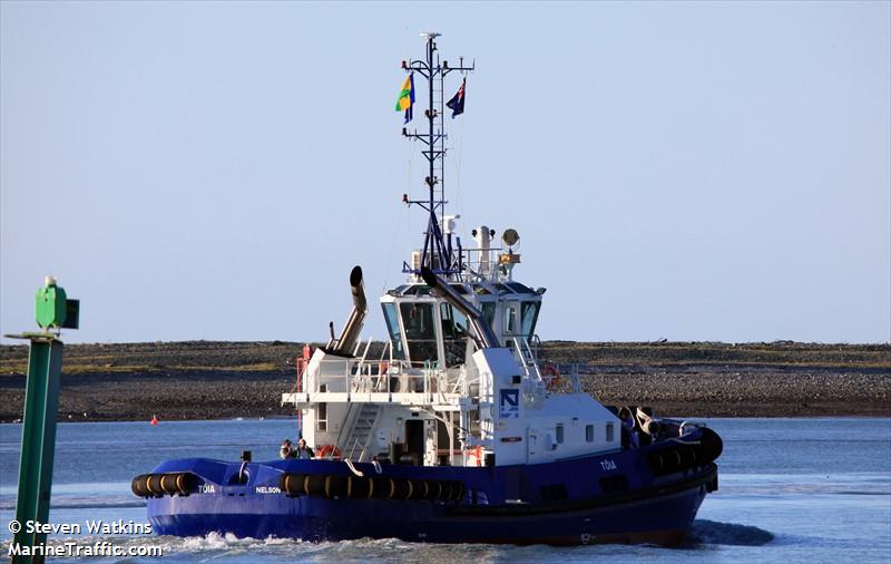 toia (Tug) - IMO 9777149, MMSI 512005663, Call Sign ZMG3289 under the flag of New Zealand