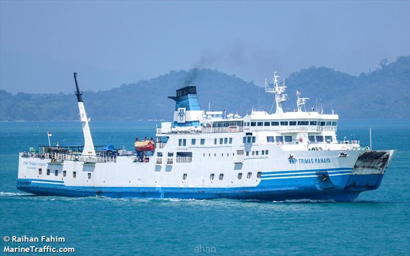 trimas kanaya (Passenger/Ro-Ro Cargo Ship) - IMO 9016715, MMSI 525007392, Call Sign YBET2 under the flag of Indonesia