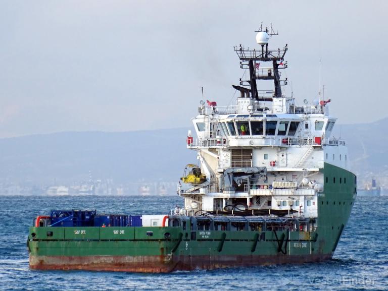 bahtera permai (Offshore Tug/Supply Ship) - IMO 9653886, MMSI 533180029, Call Sign 9WNE2 under the flag of Malaysia