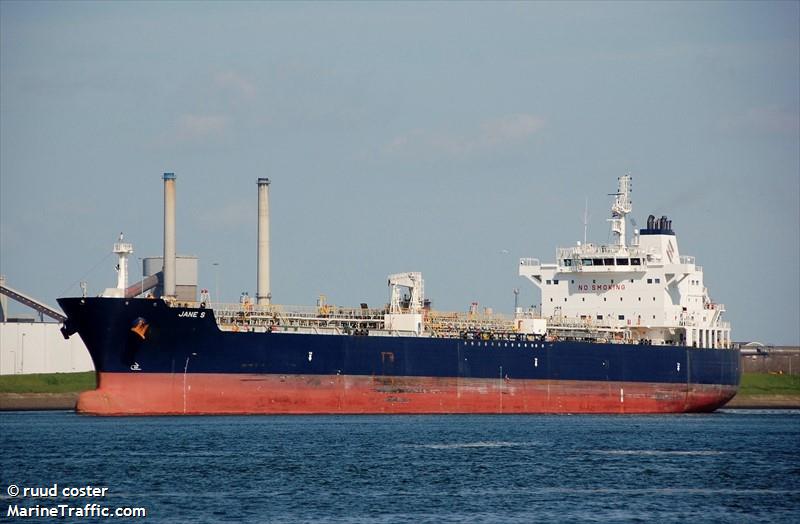 jane s (Chemical/Oil Products Tanker) - IMO 9702209, MMSI 538006069, Call Sign V7JJ4 under the flag of Marshall Islands