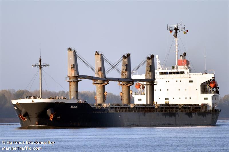 bliss (Bulk Carrier) - IMO 9370331, MMSI 538007560, Call Sign V7QH8 under the flag of Marshall Islands