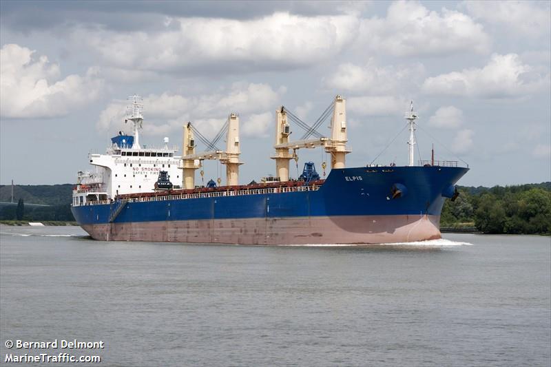 elpis (Bulk Carrier) - IMO 9516703, MMSI 636016338, Call Sign D5FQ4 under the flag of Liberia