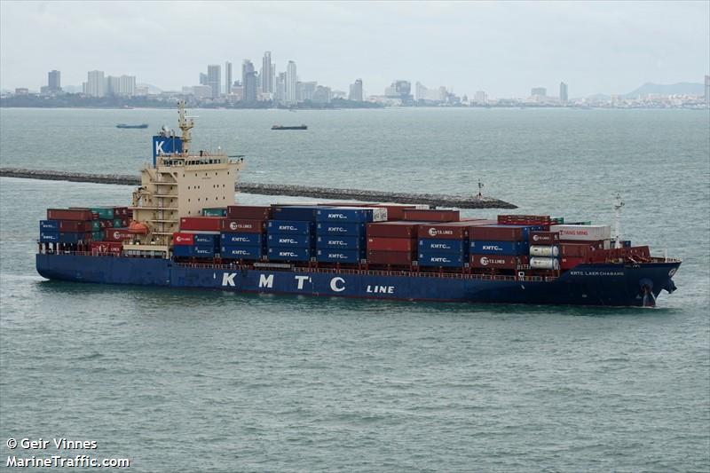 kmtc laem chabang (Container Ship) - IMO 9772230, MMSI 636017768, Call Sign D5MP9 under the flag of Liberia