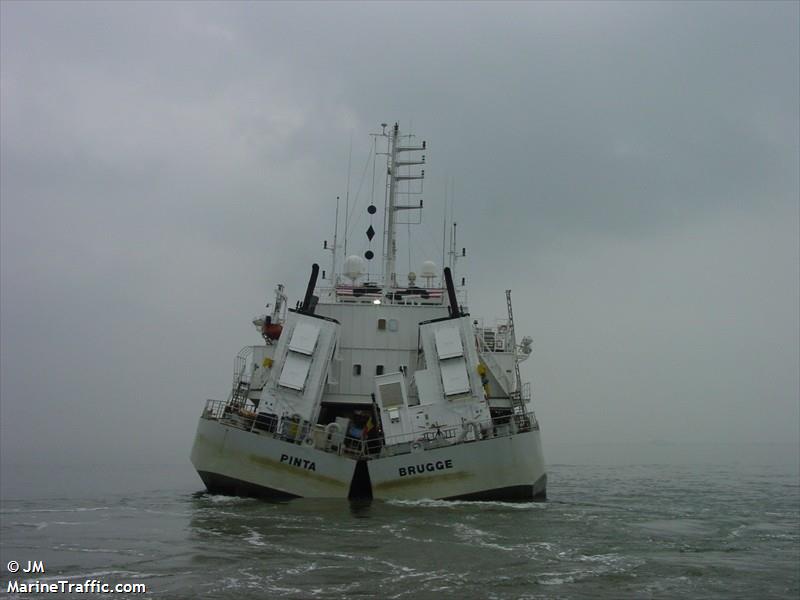 pinta (Hopper Dredger) - IMO 9083249, MMSI 205175000, Call Sign ORWK under the flag of Belgium