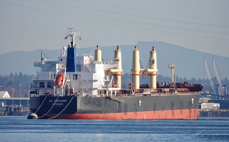 cl century (Bulk Carrier) - IMO 9715816, MMSI 205790000, Call Sign ONKK under the flag of Belgium