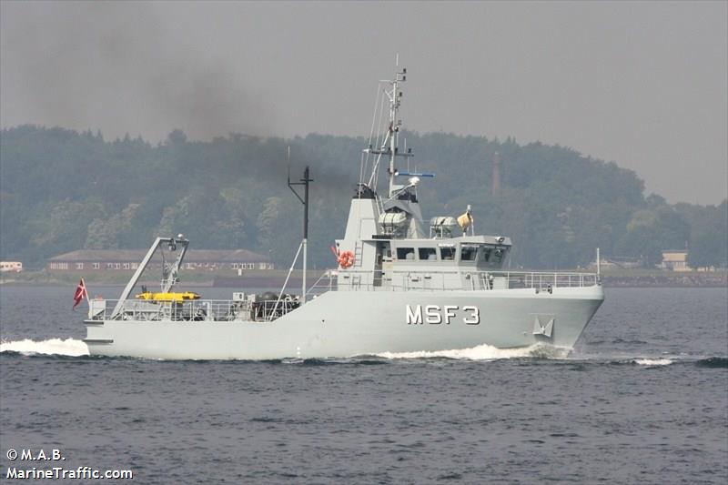 hdms msf 3 (Military ops) - IMO , MMSI 219000471, Call Sign OVDY under the flag of Denmark